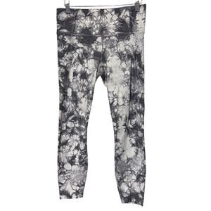 Athleta Medium Salutation Tie Dye Leggings 7/8 Length